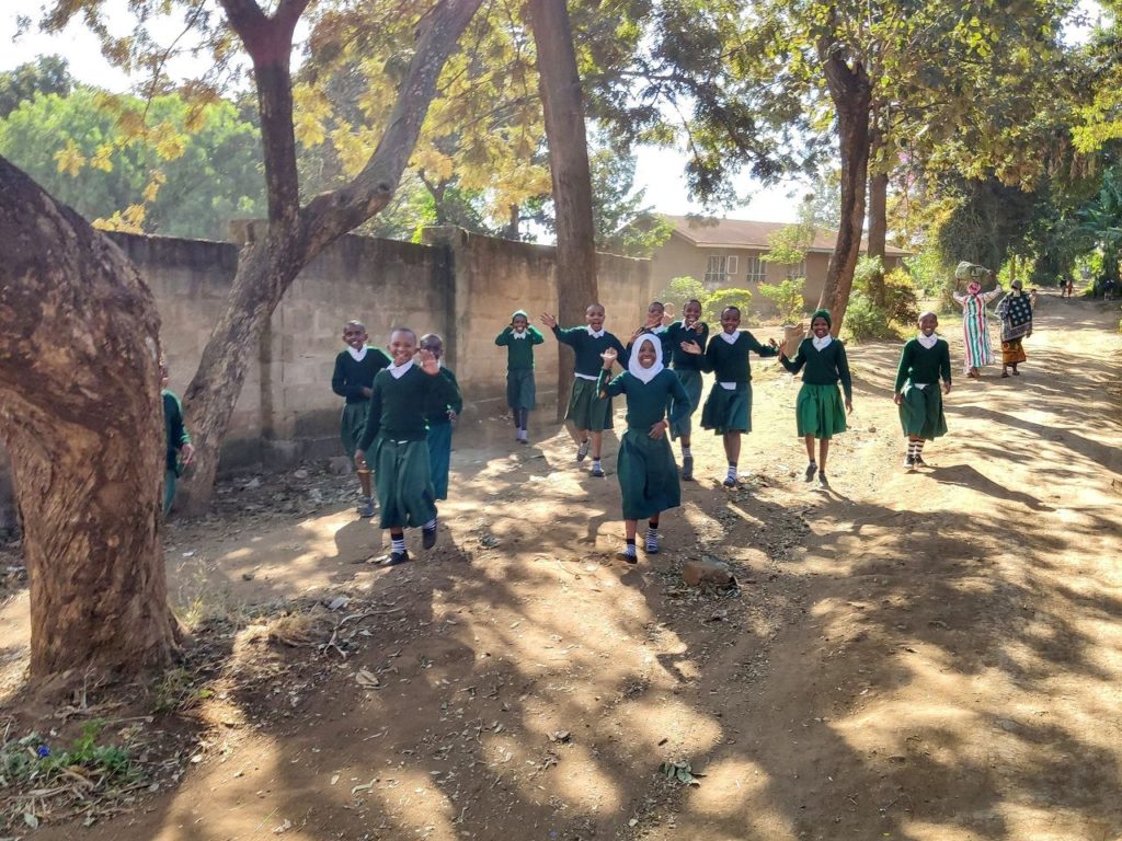 Schulmädchen in Afrika