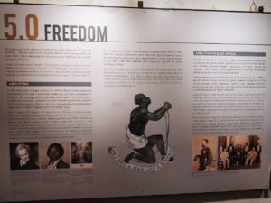 Text über Freiheit für Sklaven