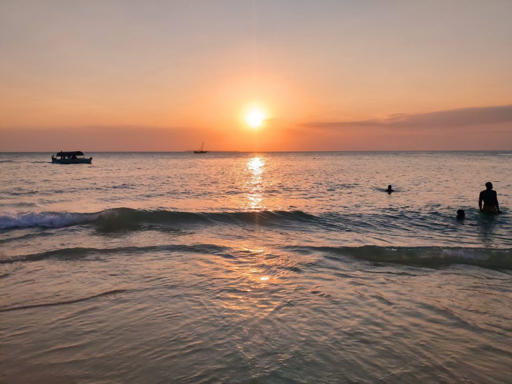 Sonnenuntergang über dem Meer